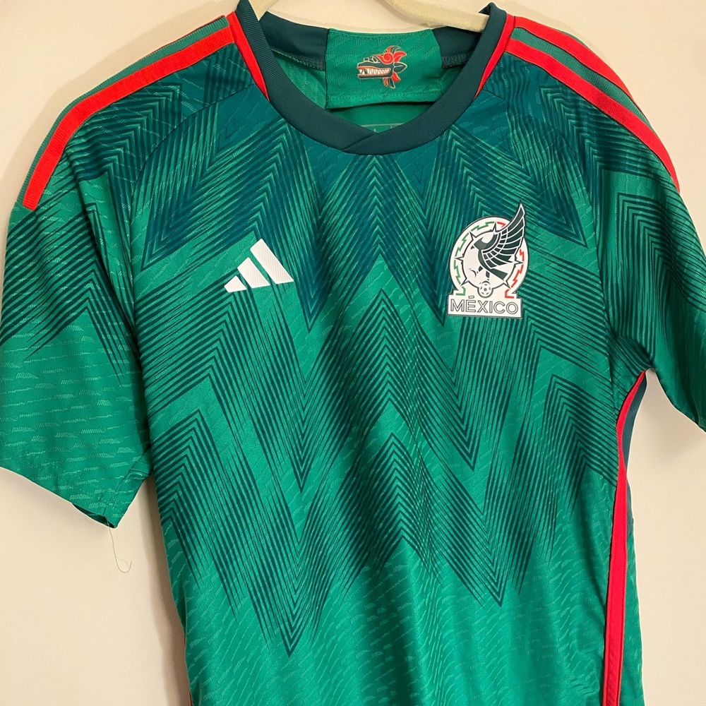 Mexico 22 home authentic jersey